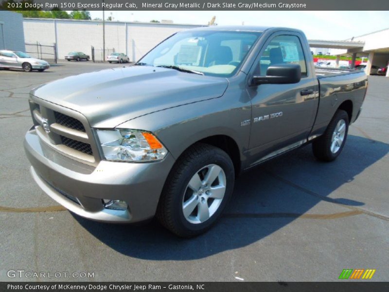 Mineral Gray Metallic / Dark Slate Gray/Medium Graystone 2012 Dodge Ram 1500 Express Regular Cab