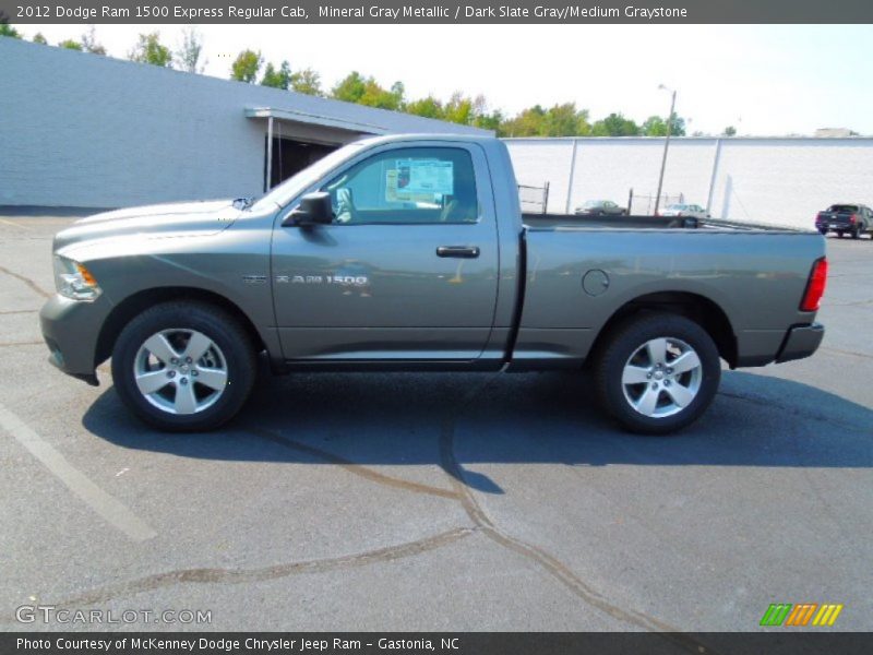 Mineral Gray Metallic / Dark Slate Gray/Medium Graystone 2012 Dodge Ram 1500 Express Regular Cab