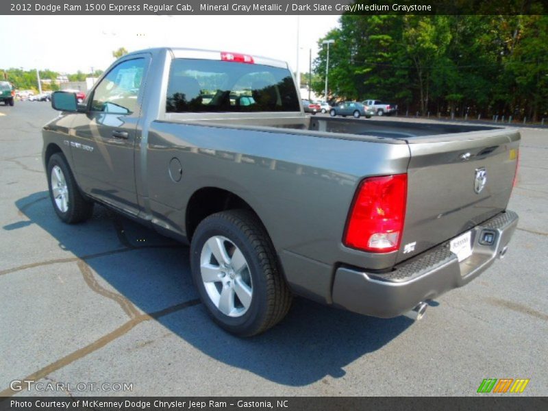 Mineral Gray Metallic / Dark Slate Gray/Medium Graystone 2012 Dodge Ram 1500 Express Regular Cab