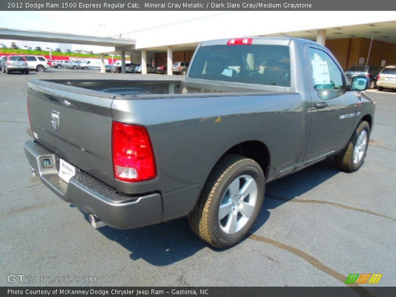 Mineral Gray Metallic / Dark Slate Gray/Medium Graystone 2012 Dodge Ram 1500 Express Regular Cab