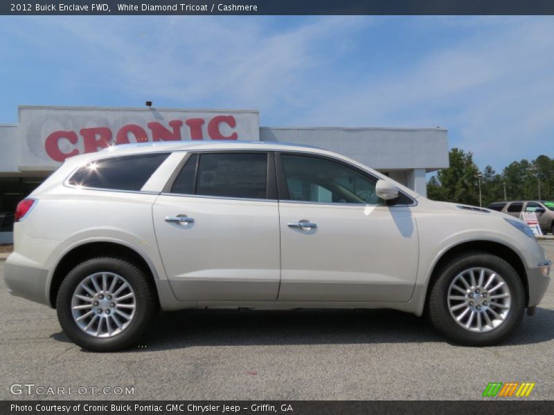 White Diamond Tricoat / Cashmere 2012 Buick Enclave FWD