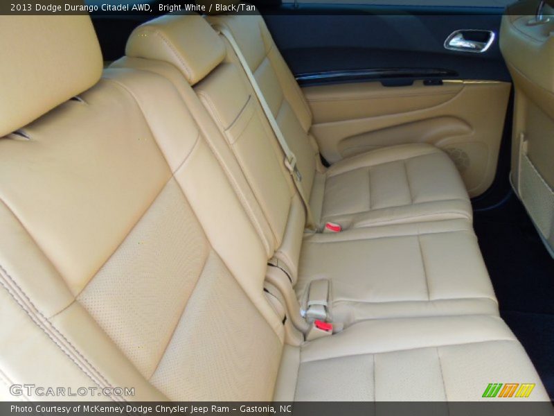 Bright White / Black/Tan 2013 Dodge Durango Citadel AWD