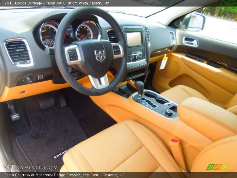 Black/Tan Interior - 2013 Durango Citadel AWD 