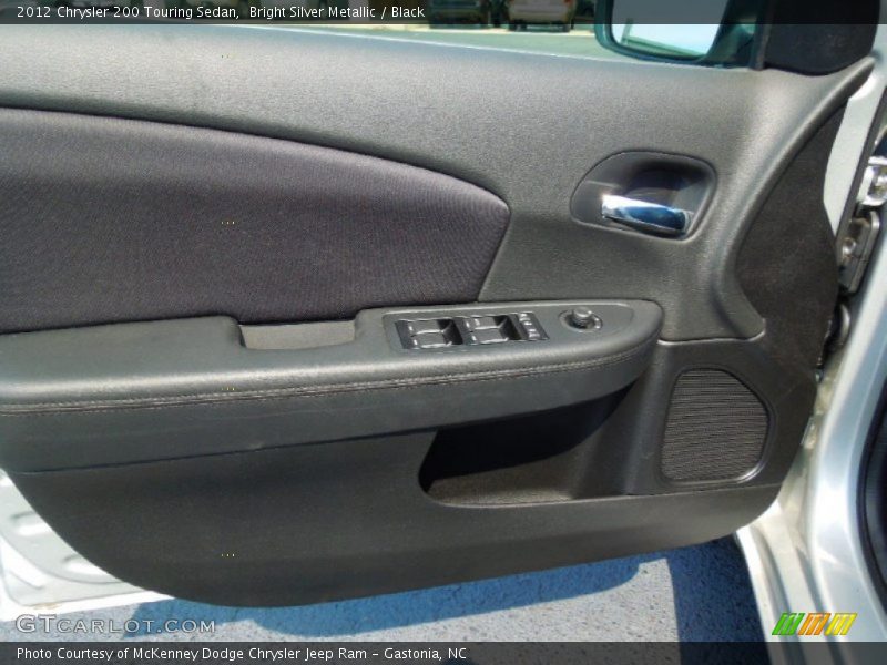Bright Silver Metallic / Black 2012 Chrysler 200 Touring Sedan