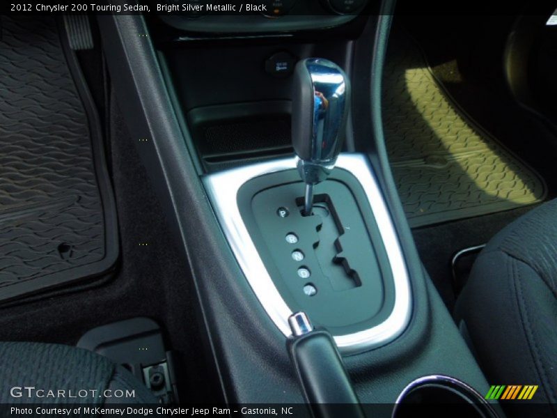 Bright Silver Metallic / Black 2012 Chrysler 200 Touring Sedan