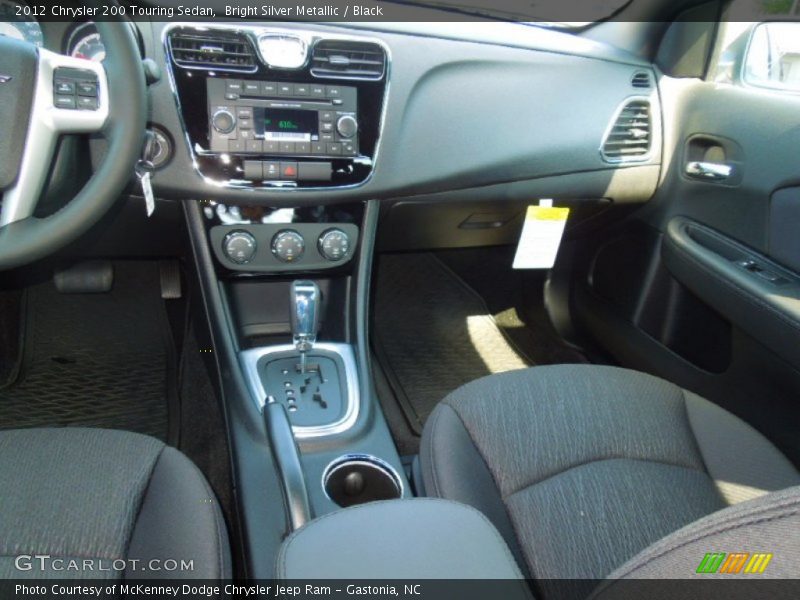 Bright Silver Metallic / Black 2012 Chrysler 200 Touring Sedan