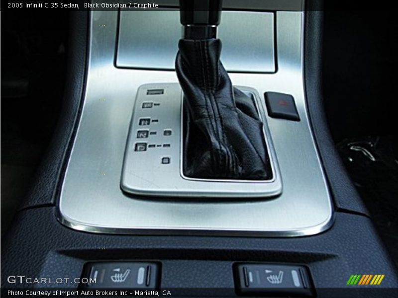 Black Obsidian / Graphite 2005 Infiniti G 35 Sedan