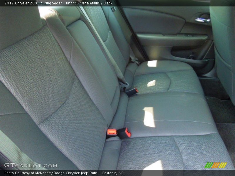 Bright Silver Metallic / Black 2012 Chrysler 200 Touring Sedan