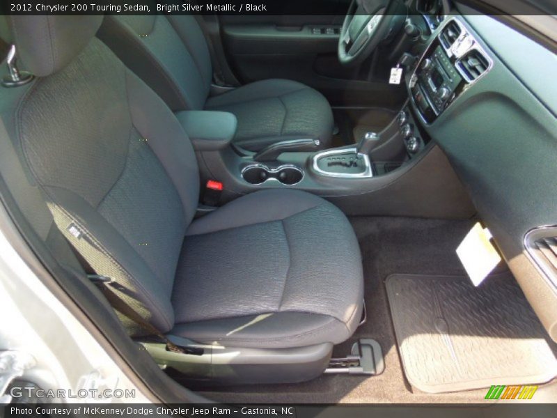 Bright Silver Metallic / Black 2012 Chrysler 200 Touring Sedan