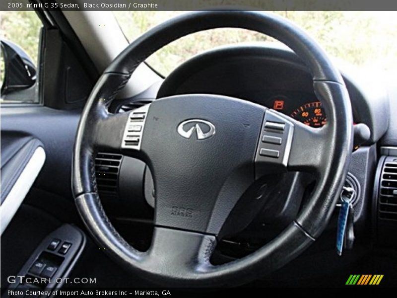 Black Obsidian / Graphite 2005 Infiniti G 35 Sedan