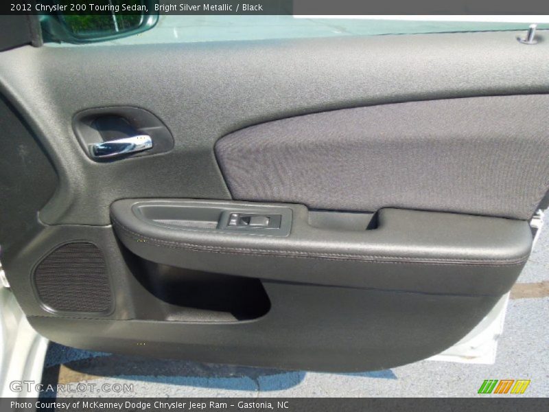 Bright Silver Metallic / Black 2012 Chrysler 200 Touring Sedan