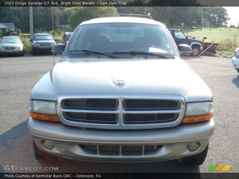 Bright Silver Metallic / Dark Slate Gray 2002 Dodge Durango SLT 4x4