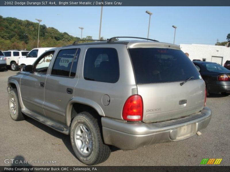 Bright Silver Metallic / Dark Slate Gray 2002 Dodge Durango SLT 4x4