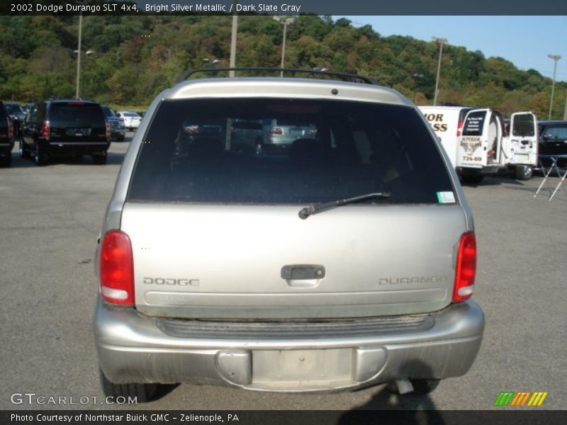 Bright Silver Metallic / Dark Slate Gray 2002 Dodge Durango SLT 4x4