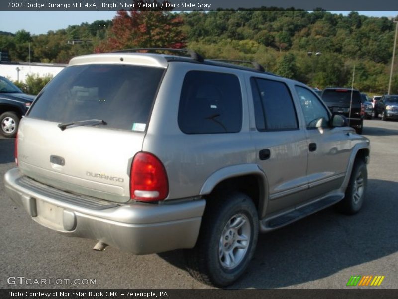 Bright Silver Metallic / Dark Slate Gray 2002 Dodge Durango SLT 4x4