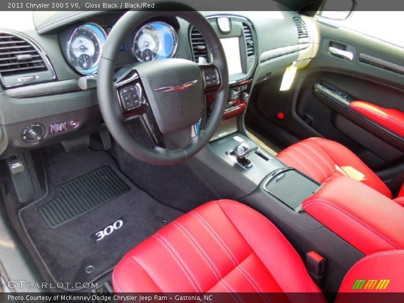 Black/Red Interior - 2013 300 S V6 