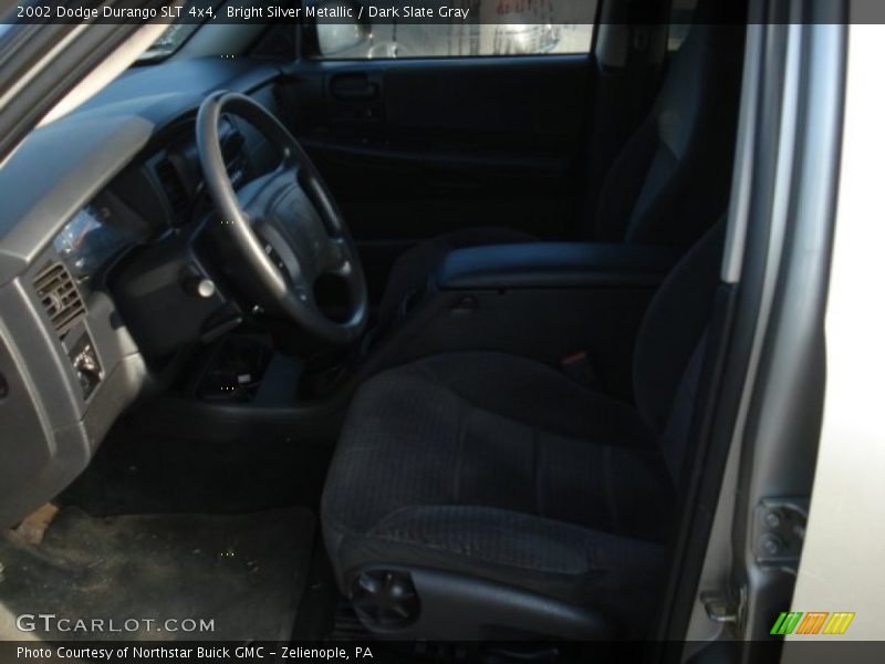 Bright Silver Metallic / Dark Slate Gray 2002 Dodge Durango SLT 4x4
