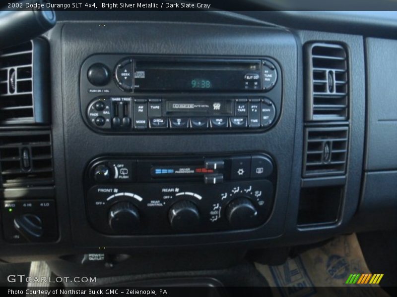 Bright Silver Metallic / Dark Slate Gray 2002 Dodge Durango SLT 4x4