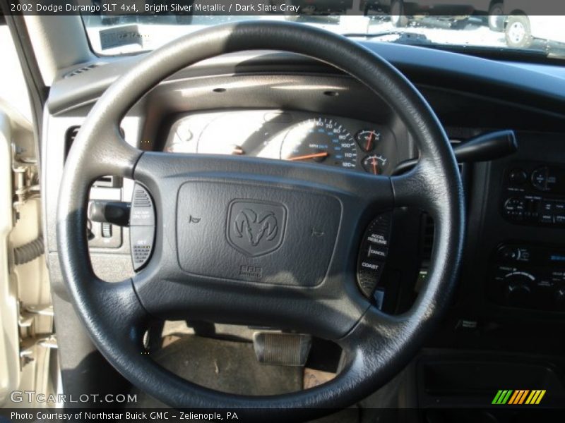 Bright Silver Metallic / Dark Slate Gray 2002 Dodge Durango SLT 4x4