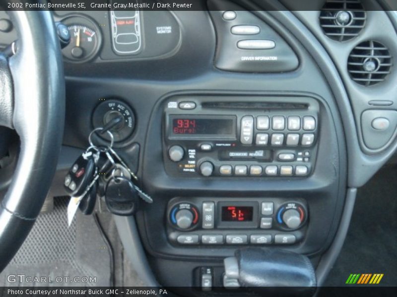 Granite Gray Metallic / Dark Pewter 2002 Pontiac Bonneville SE