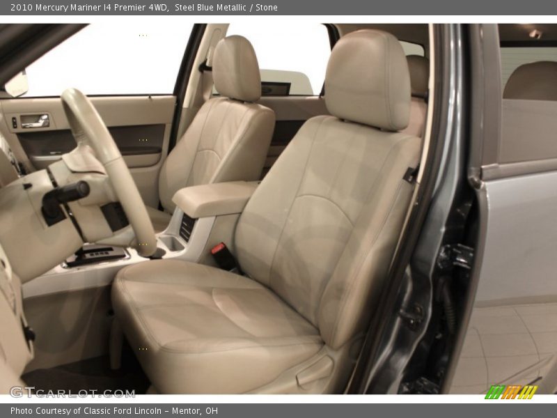Front Seat of 2010 Mariner I4 Premier 4WD