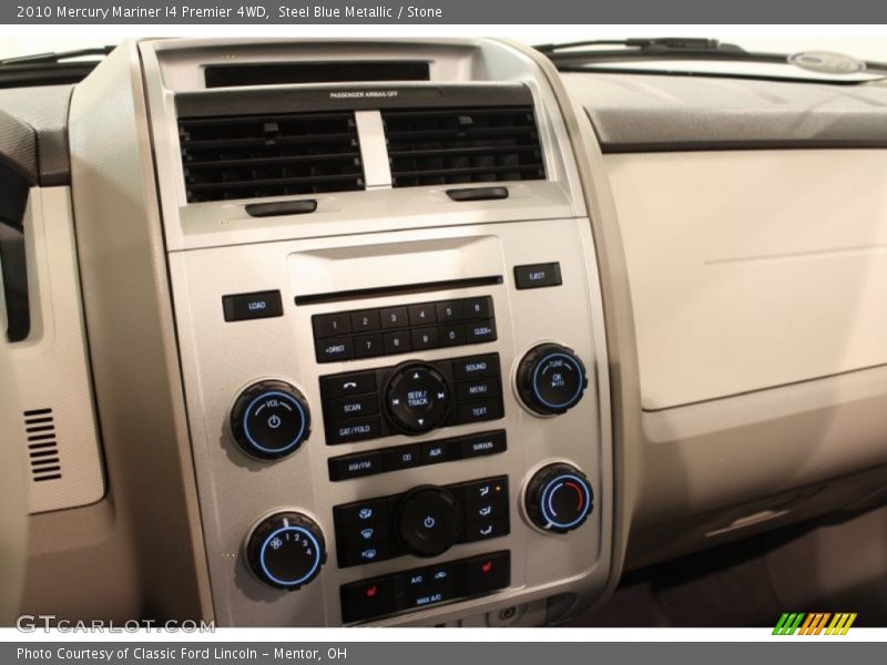 Controls of 2010 Mariner I4 Premier 4WD