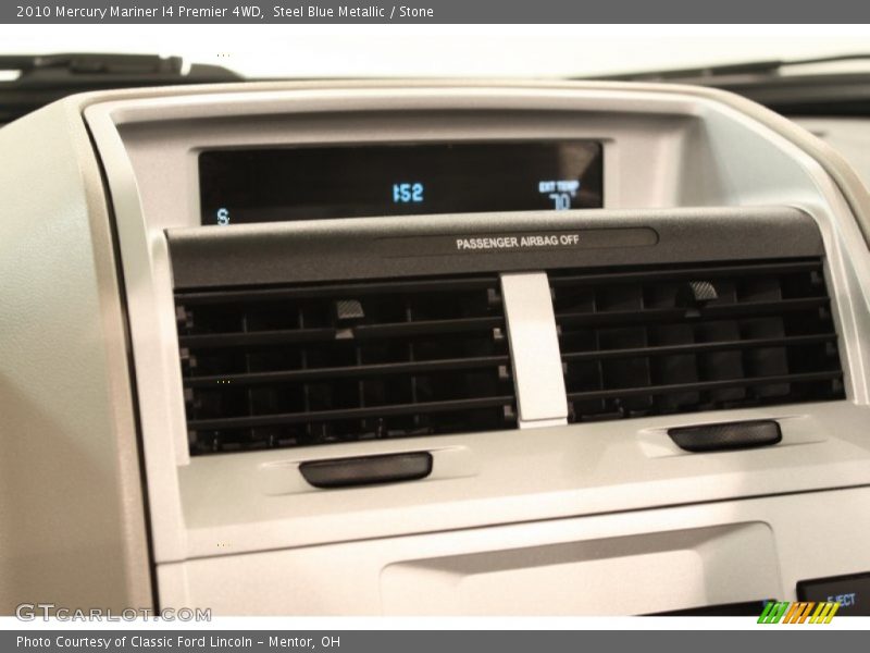 Steel Blue Metallic / Stone 2010 Mercury Mariner I4 Premier 4WD