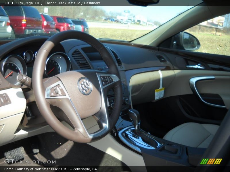 Carbon Black Metallic / Cashmere 2011 Buick Regal CXL