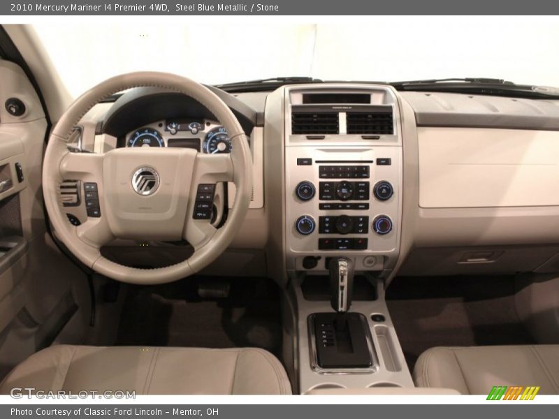 Dashboard of 2010 Mariner I4 Premier 4WD