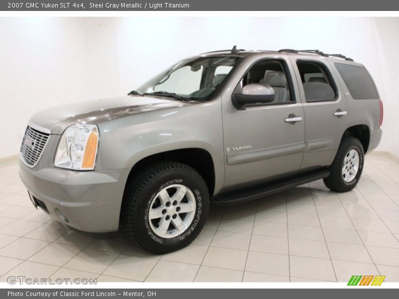Steel Gray Metallic / Light Titanium 2007 GMC Yukon SLT 4x4