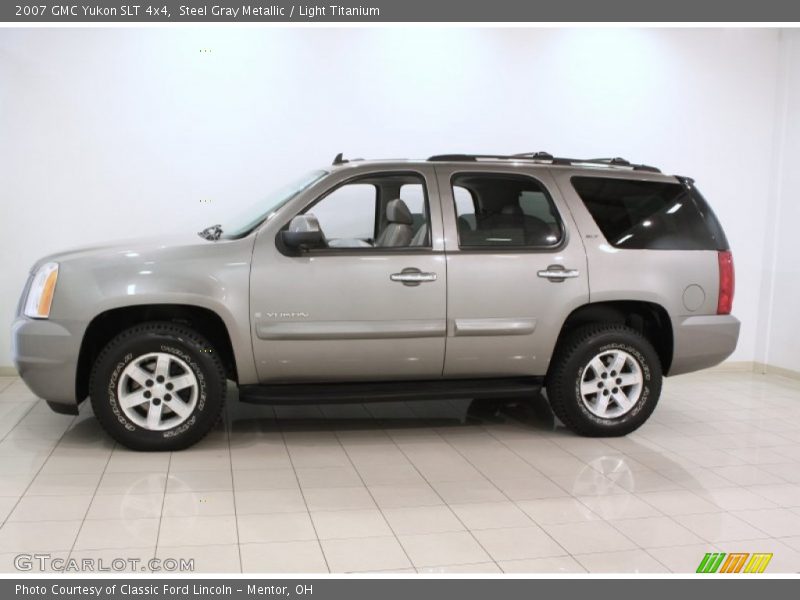 Steel Gray Metallic / Light Titanium 2007 GMC Yukon SLT 4x4