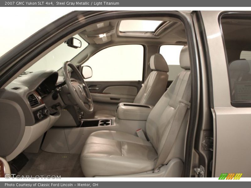 Steel Gray Metallic / Light Titanium 2007 GMC Yukon SLT 4x4