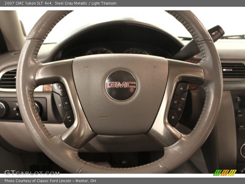 Steel Gray Metallic / Light Titanium 2007 GMC Yukon SLT 4x4