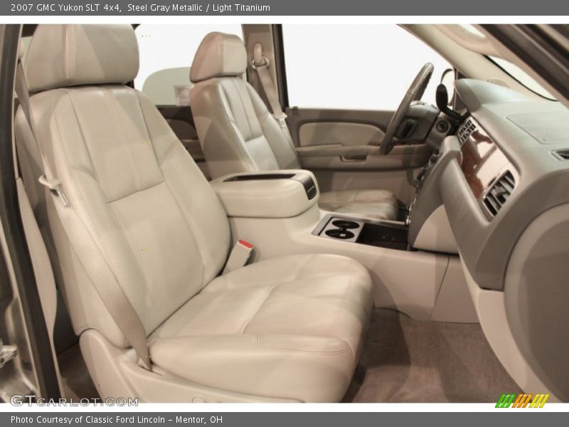 Steel Gray Metallic / Light Titanium 2007 GMC Yukon SLT 4x4