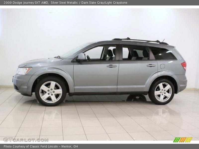Silver Steel Metallic / Dark Slate Gray/Light Graystone 2009 Dodge Journey SXT AWD