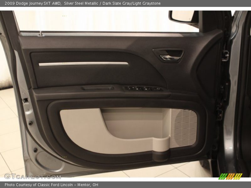 Silver Steel Metallic / Dark Slate Gray/Light Graystone 2009 Dodge Journey SXT AWD