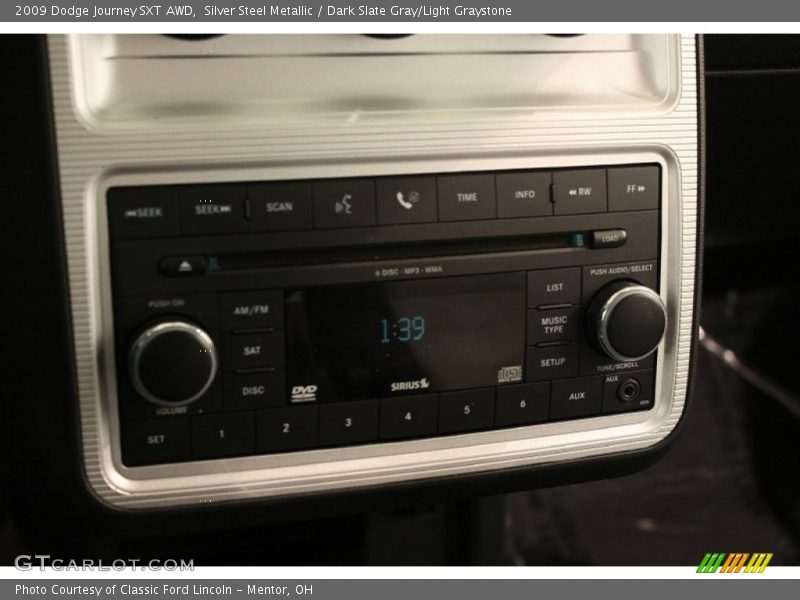 Silver Steel Metallic / Dark Slate Gray/Light Graystone 2009 Dodge Journey SXT AWD
