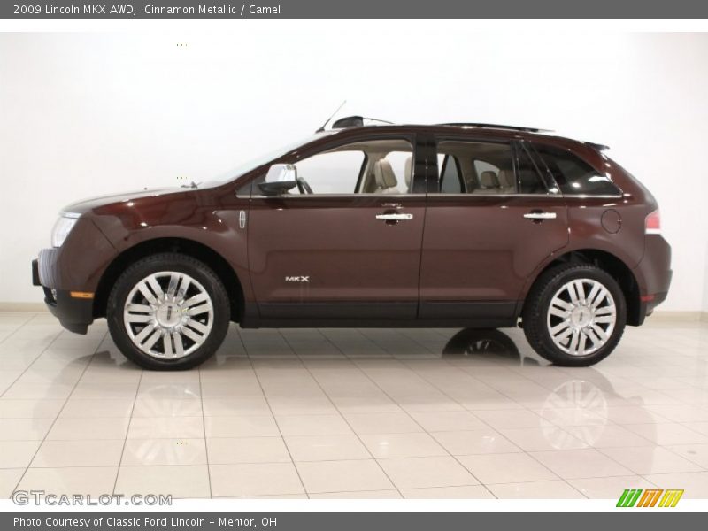 Cinnamon Metallic / Camel 2009 Lincoln MKX AWD