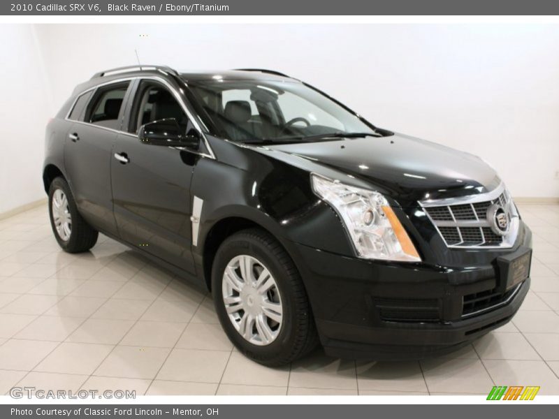 Black Raven / Ebony/Titanium 2010 Cadillac SRX V6
