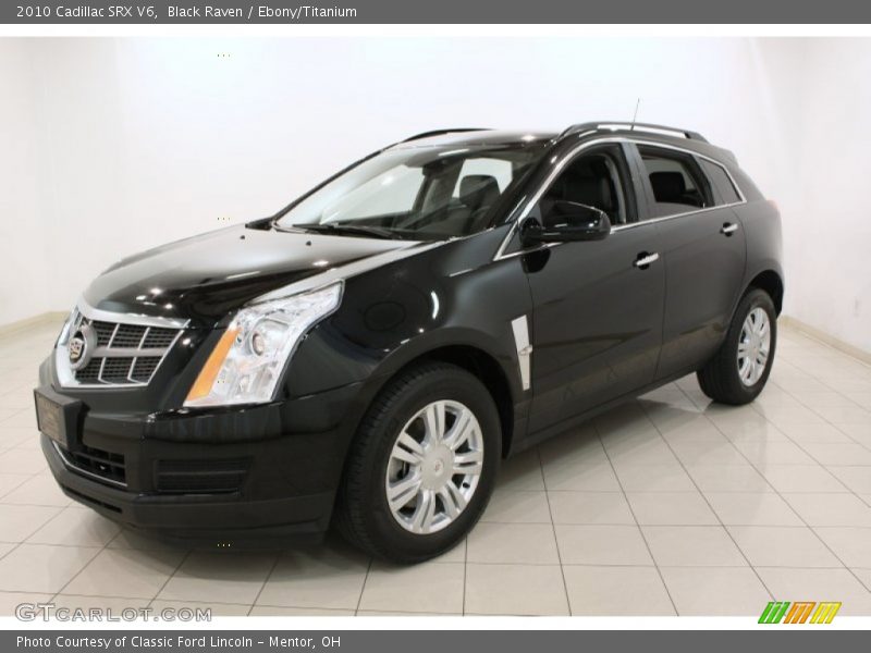 Black Raven / Ebony/Titanium 2010 Cadillac SRX V6