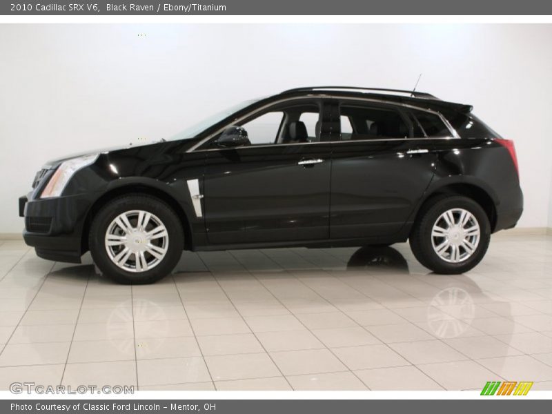 Black Raven / Ebony/Titanium 2010 Cadillac SRX V6