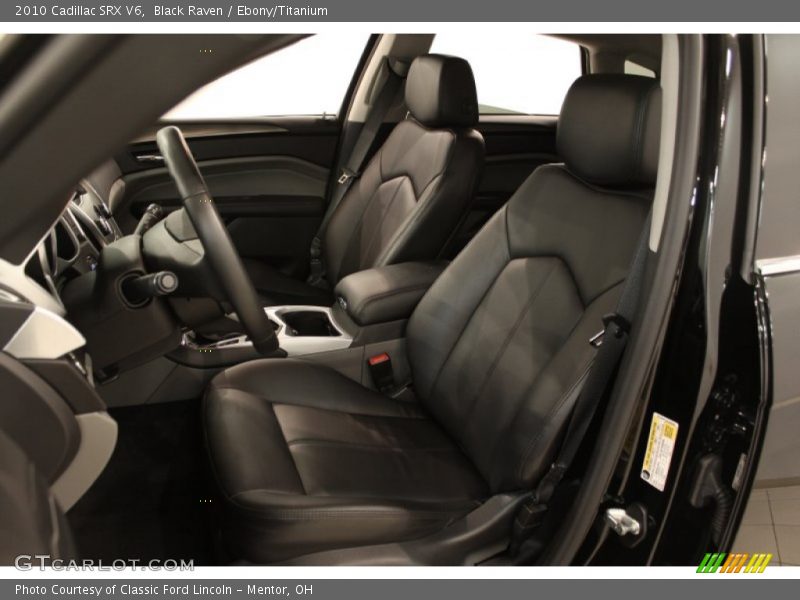 Black Raven / Ebony/Titanium 2010 Cadillac SRX V6