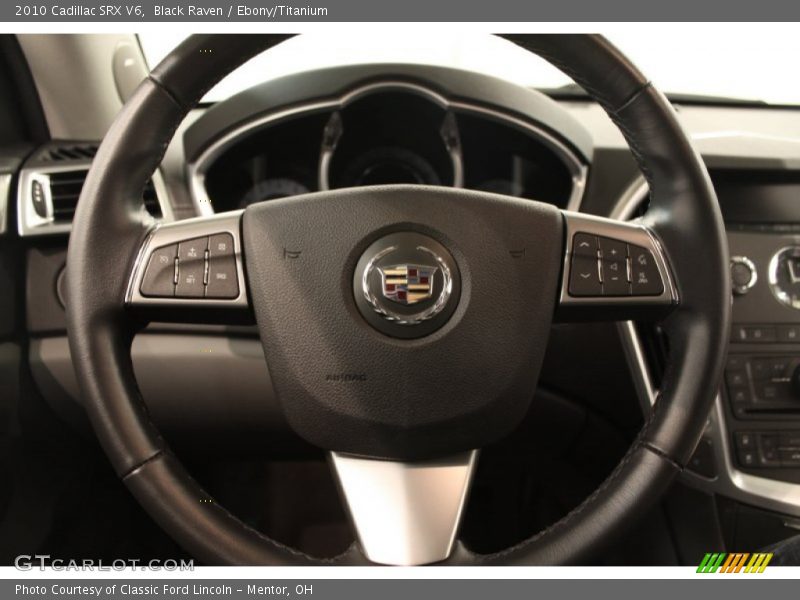 Black Raven / Ebony/Titanium 2010 Cadillac SRX V6