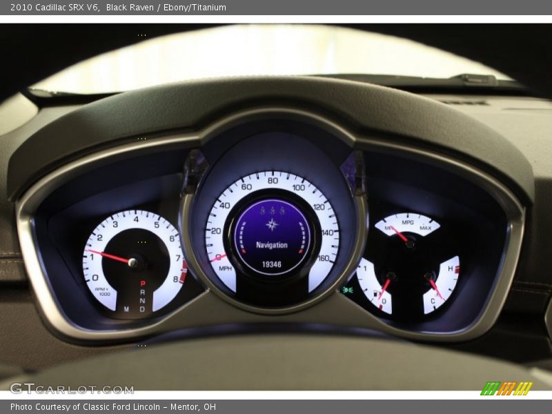Black Raven / Ebony/Titanium 2010 Cadillac SRX V6