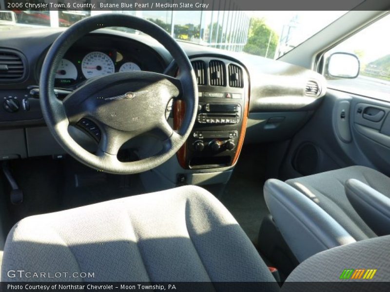 Butane Blue Pearl / Medium Slate Gray 2006 Chrysler Town & Country