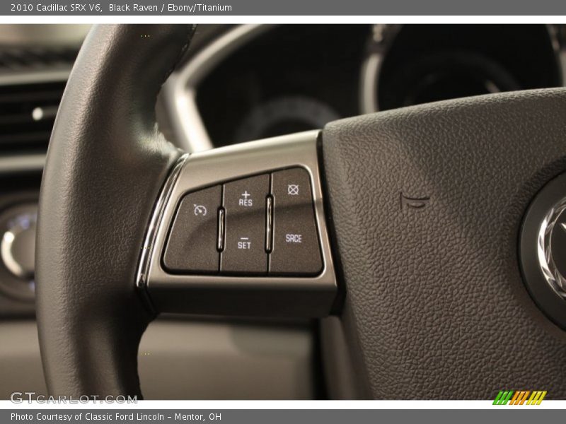 Black Raven / Ebony/Titanium 2010 Cadillac SRX V6