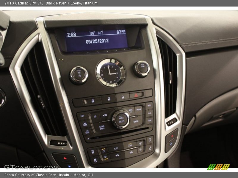 Black Raven / Ebony/Titanium 2010 Cadillac SRX V6