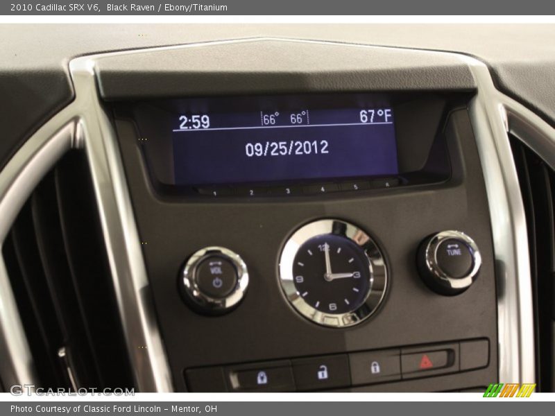 Black Raven / Ebony/Titanium 2010 Cadillac SRX V6