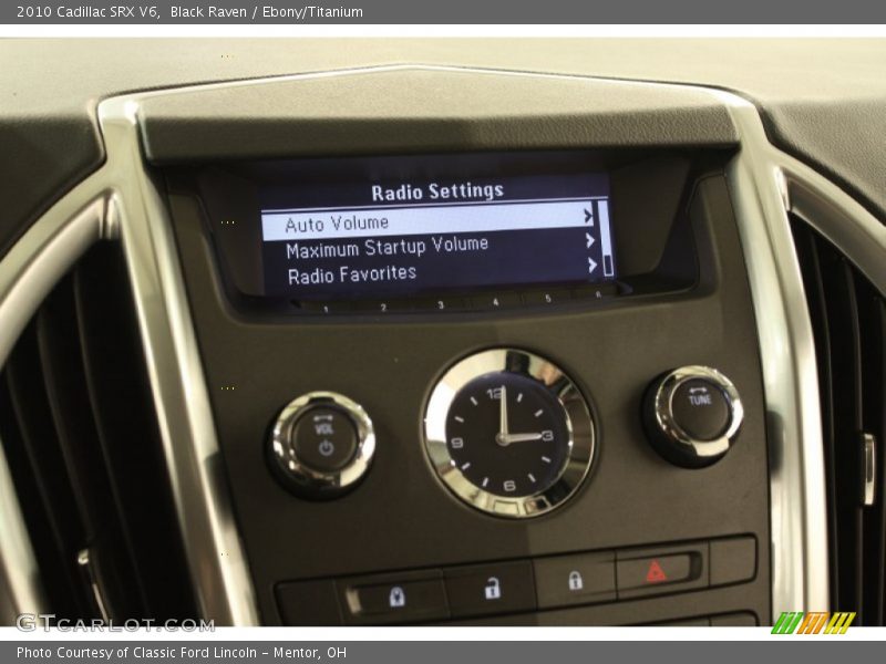 Black Raven / Ebony/Titanium 2010 Cadillac SRX V6