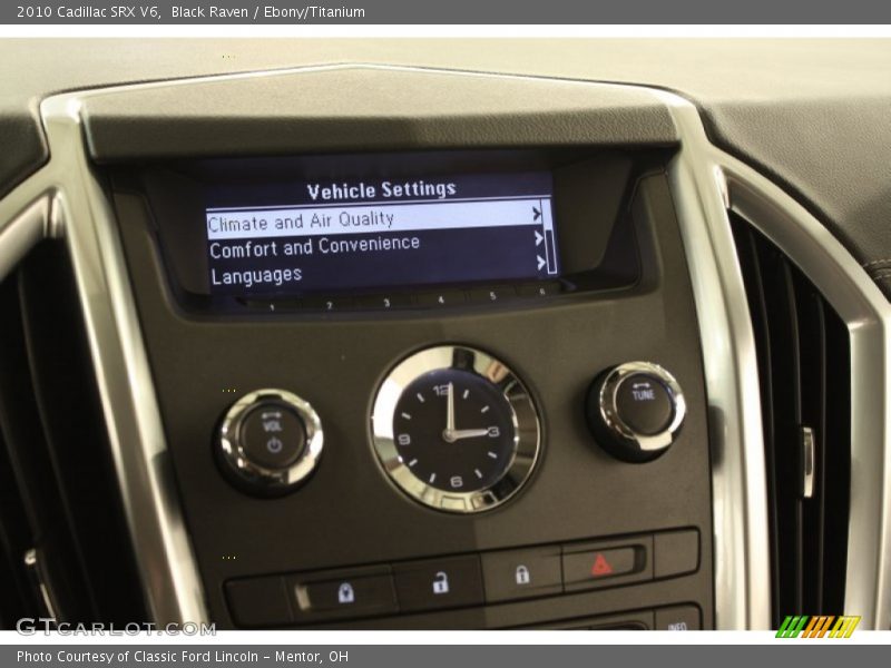 Black Raven / Ebony/Titanium 2010 Cadillac SRX V6